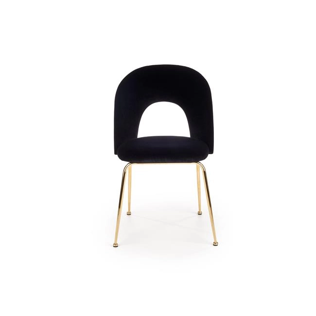 K385 krzesło czarny / złoty (2p=4szt)-115825