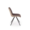 K394 krzesło brązowy / beżowy (2p=4szt)-116002