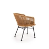 K400 krzesło czarny / naturalny / popielaty (1p=2szt)-116095