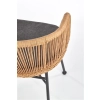 K400 krzesło czarny / naturalny / popielaty (1p=2szt)-116097