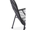 K401 krzesło czarny / popielaty (1p=4szt)-116117