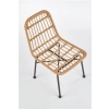 K401 krzesło naturalny / czarny (1p=4szt)-116124