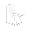 K402 krzesło beżowy (1p=4szt)-116136