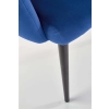 K410 krzesło granatowy velvet (1p=1szt)-116254
