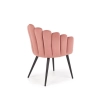 K410 krzesło różowy velvet (1p=1szt)-116282