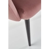K410 krzesło różowy velvet (1p=1szt)-116285