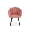 K410 krzesło różowy velvet (1p=1szt)-116287