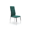 K416 krzesło ciemny zielony velvet (1p=4szt)