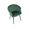 K421 krzesło ciemny zielony (1p=1szt)-116322