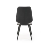 K424 krzesło popielaty/czarny (1p=4szt)-116353