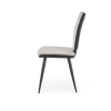 K424 krzesło popielaty/czarny (1p=4szt)-116355