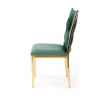 K436 krzesło ciemny zielony/złoty (1p=2szt)-116519