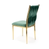 K436 krzesło ciemny zielony/złoty (1p=2szt)-116520