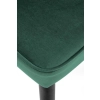 K446 krzesło ciemny zielony (2p=4szt)-116692