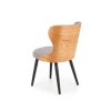 K452 krzesło popielaty/dąb naturalny (2p=2szt)-116793