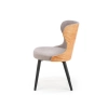 K452 krzesło popielaty/dąb naturalny (2p=2szt)-116794