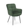 K463 krzesło ciemny zielony (1p=2szt)-116970