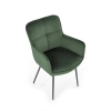 K463 krzesło ciemny zielony (1p=2szt)-116971
