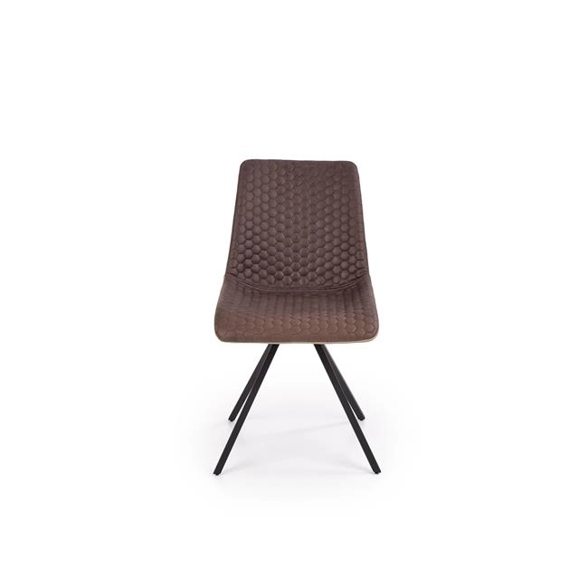 K394 krzesło brązowy / beżowy (2p=4szt)-116008