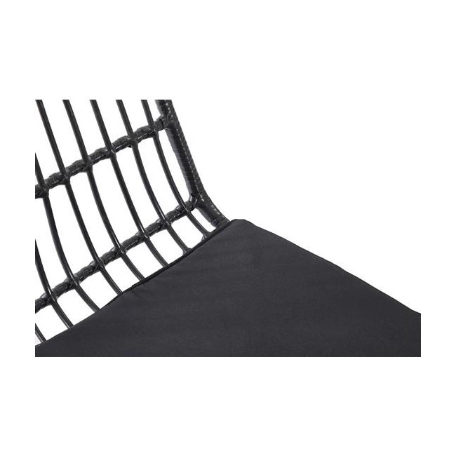 K401 krzesło czarny / popielaty (1p=4szt)-116114