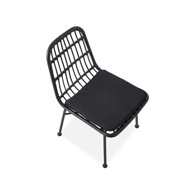K401 krzesło czarny / popielaty (1p=4szt)-116115