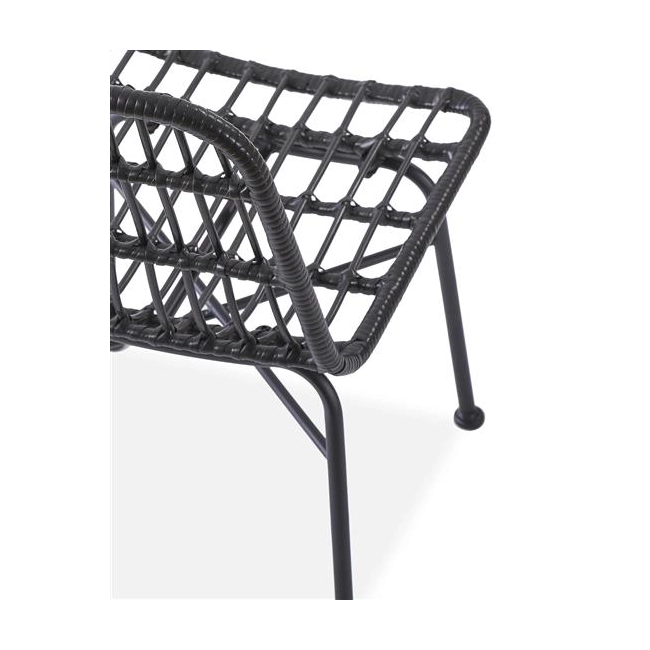 K401 krzesło czarny / popielaty (1p=4szt)-116120