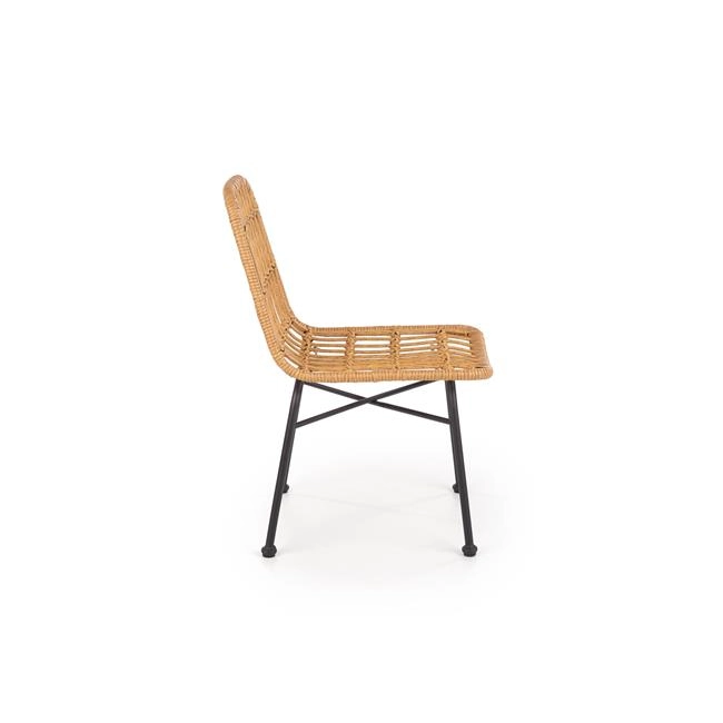 K401 krzesło naturalny / czarny (1p=4szt)-116126