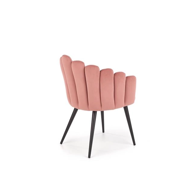 K410 krzesło różowy velvet (1p=1szt)-116282