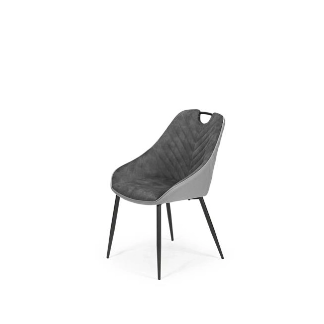 K412 krzesło ciemny popielaty / jasny popielaty (2p=4szt)