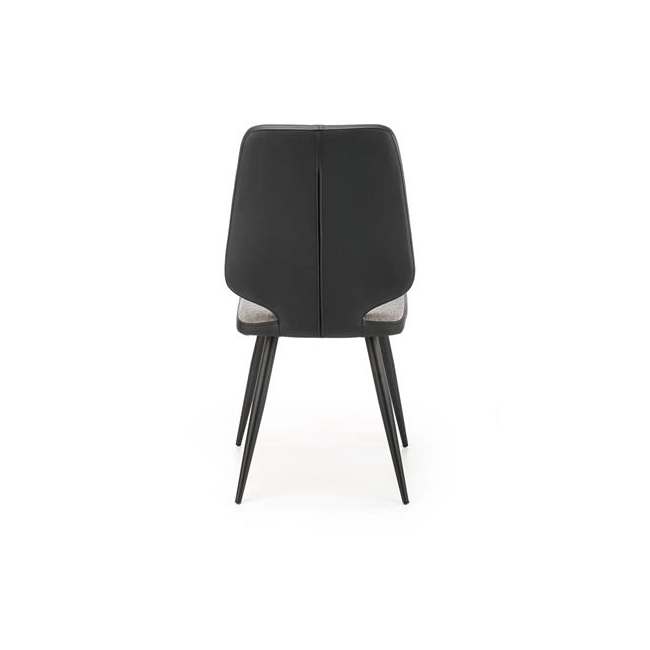 K424 krzesło popielaty/czarny (1p=4szt)-116353