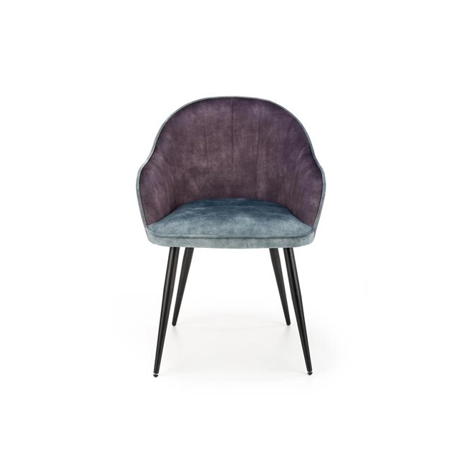 K440 krzesło ciemny popiel/niebieski (1p=2szt)-116605