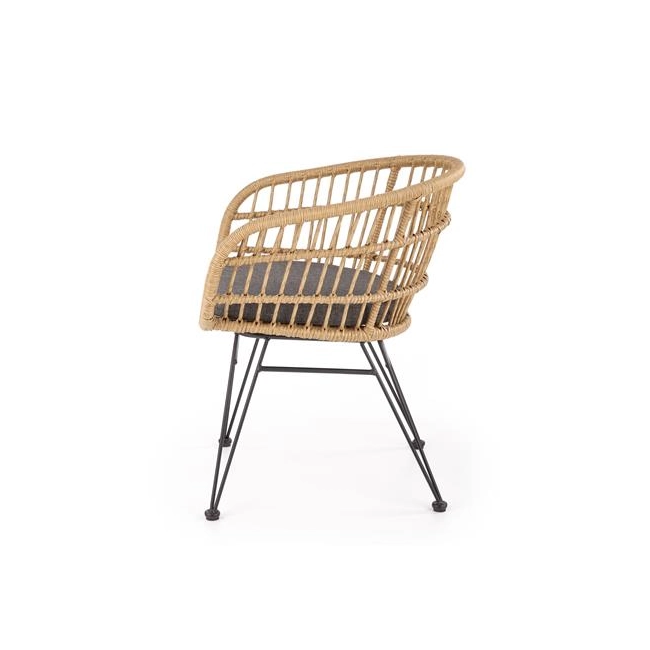 K456 krzesło naturalny/popielaty (1p=2szt)-116849