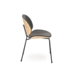 K467 krzesło dąb naturalny / tap: ciemny popiel (1p=2szt)-117028