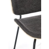 K467 krzesło dąb naturalny / tap: ciemny popiel (1p=2szt)-117030