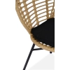 K472 krzesło naturalny/czarny (1p=2szt)-117107