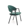 K473 krzesło ciemny zielony (1p=2szt)-117113