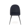 K478 krzesło czarny - biały (1p=4szt)-117206