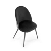 K478 krzesło czarny - biały (1p=4szt)-117208