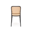 K483 krzesło naturalny/czarny (1p=4szt)-117294