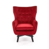 MARVEL fotel wypoczynkowy bordowy / czarny-117954