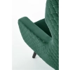 MARVEL fotel wypoczynkowy ciemny zielony / czarny-117959