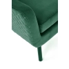 MARVEL fotel wypoczynkowy ciemny zielony / czarny-117961