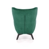 MARVEL fotel wypoczynkowy ciemny zielony / czarny-117964