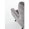 MARVEL fotel wypoczynkowy popielaty / czarny-117970