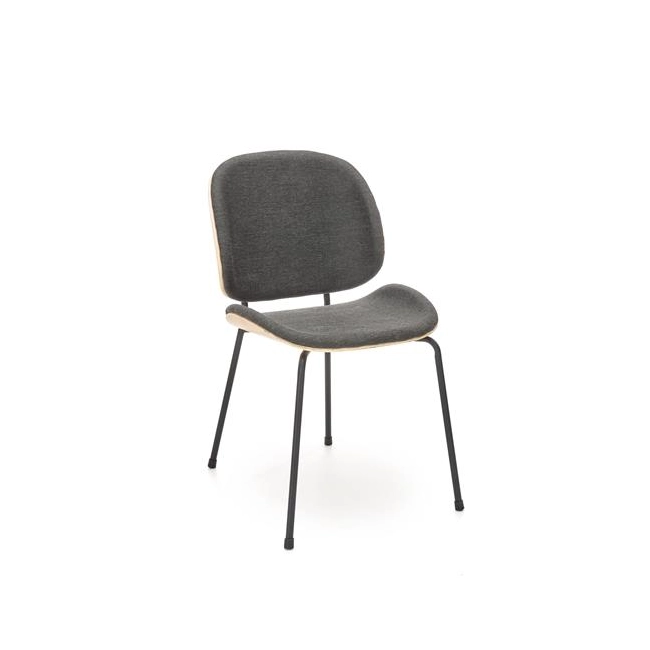 K467 krzesło dąb naturalny / tap: ciemny popiel (1p=2szt)-117033