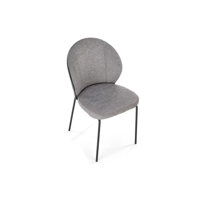 K471 krzesło popiel/czarny-117090