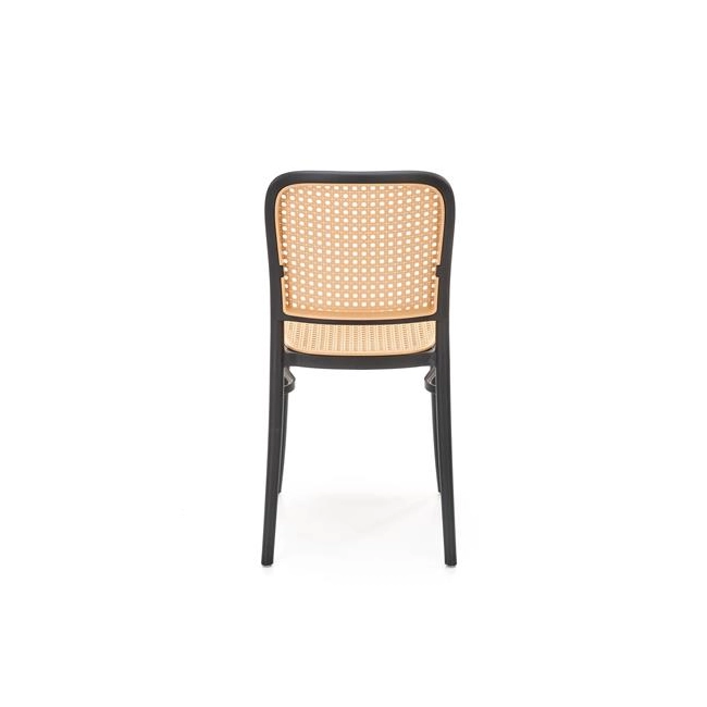 K483 krzesło naturalny/czarny (1p=4szt)-117294