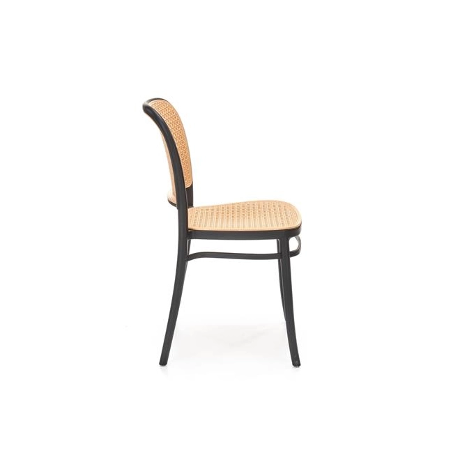 K483 krzesło naturalny/czarny (1p=4szt)-117296