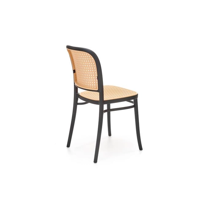 K483 krzesło naturalny/czarny (1p=4szt)-117297