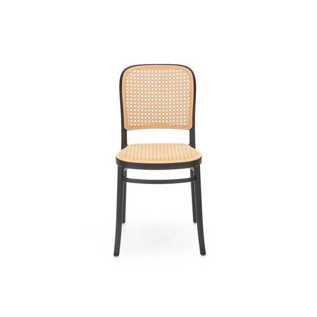 K483 krzesło naturalny/czarny (1p=4szt)-117301